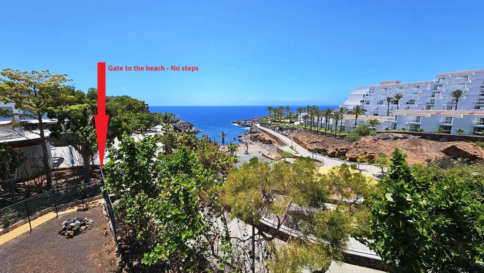 Blue Bay Paradise - Beach Front Apartment With Sea View Playa Paraíso Eksteriør bilde