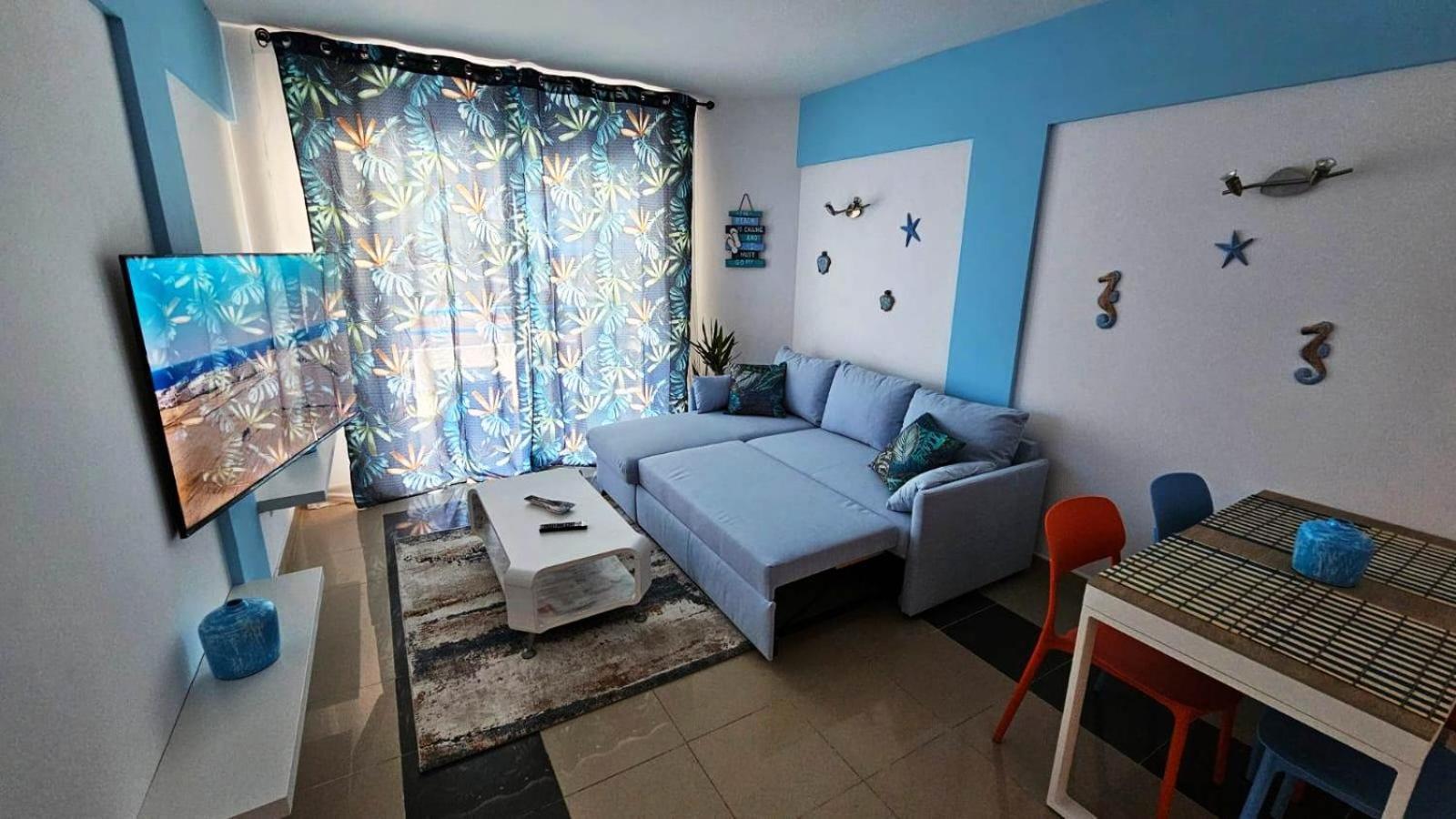 Blue Bay Paradise - Beach Front Apartment With Sea View Playa Paraíso Eksteriør bilde
